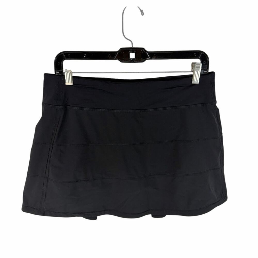 Lululemon Athletic Skort Black Size 8 Golf Tennis Pickleball